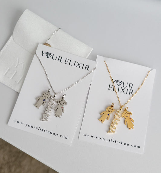 Sterling Silver Mommy necklace