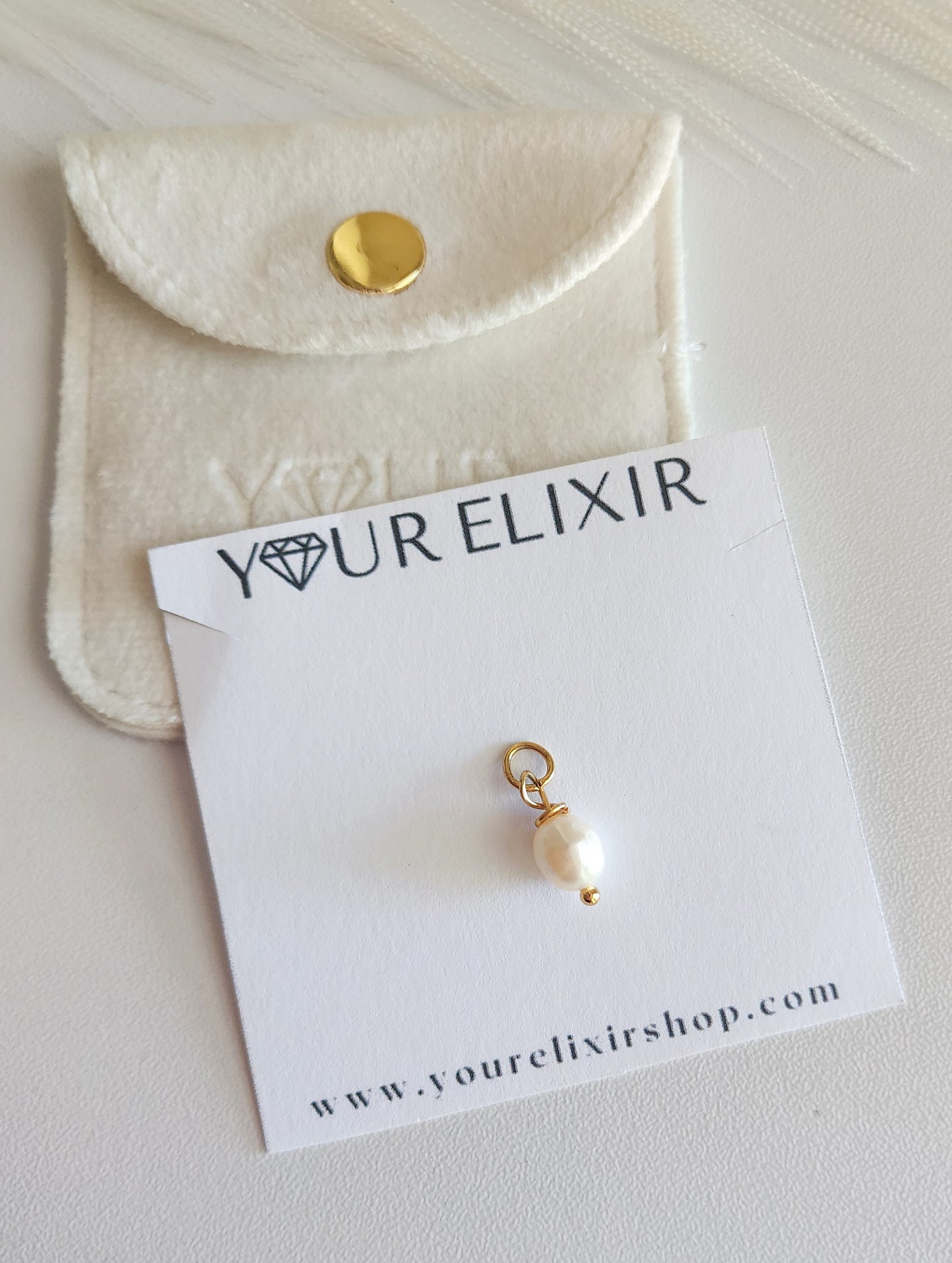Charm de perla de agua dulce