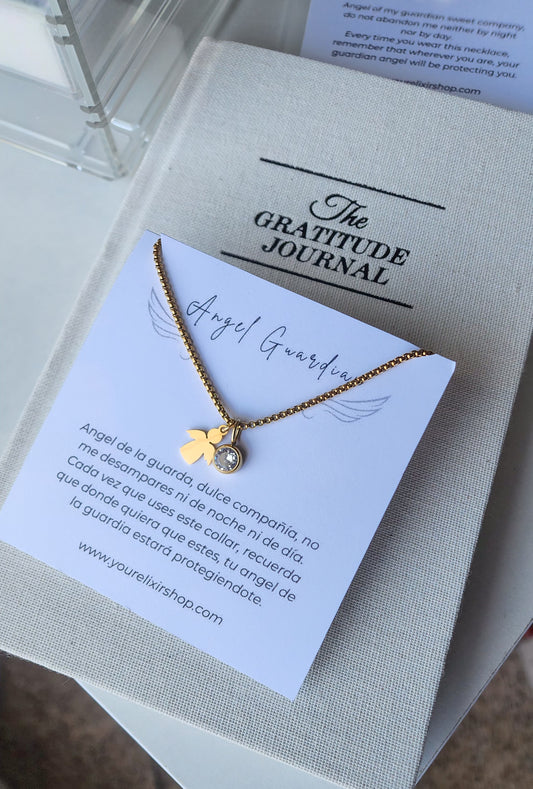 Guardian Angel + Birthstone Gem