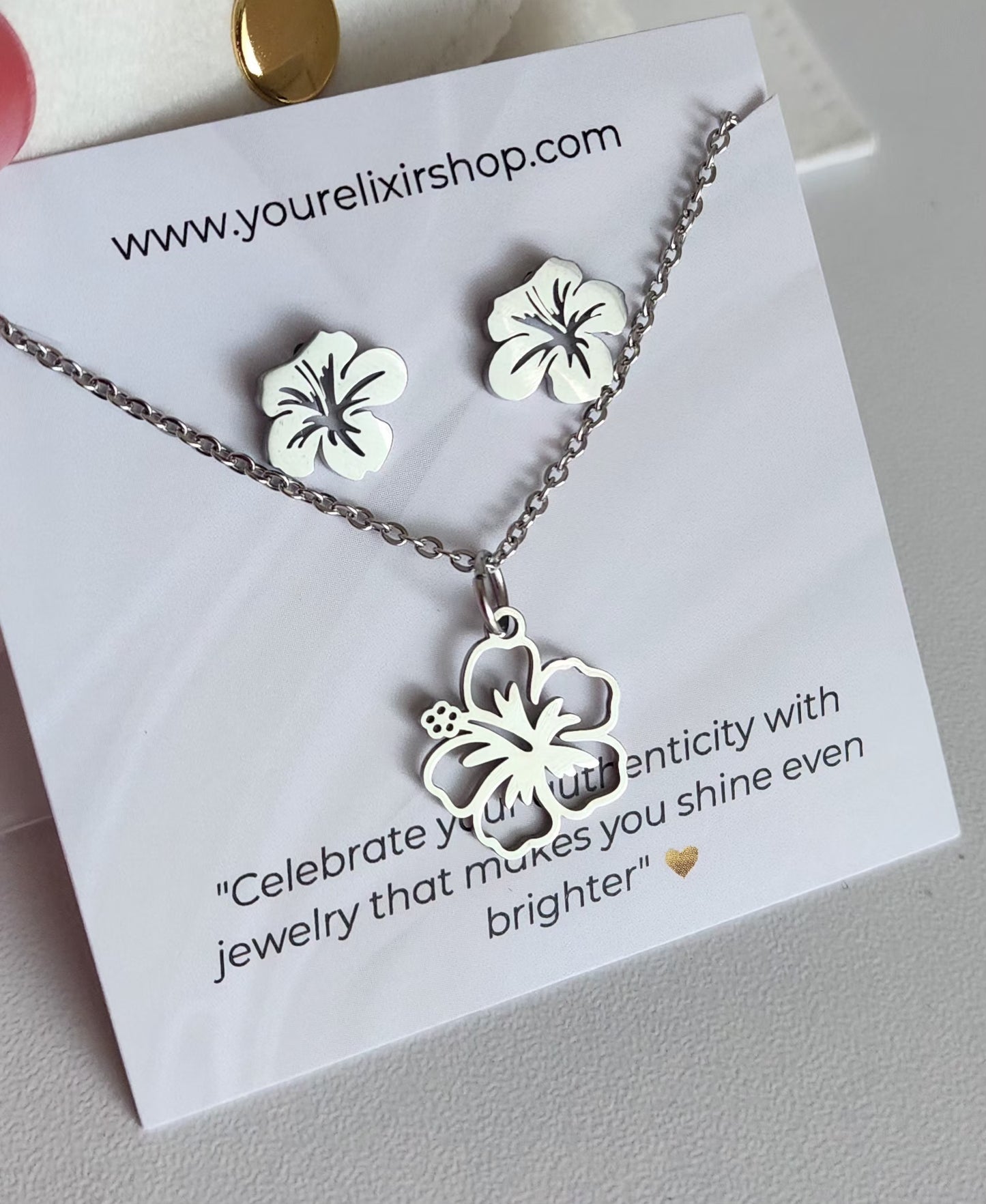 Silver Amapola 🌺 set