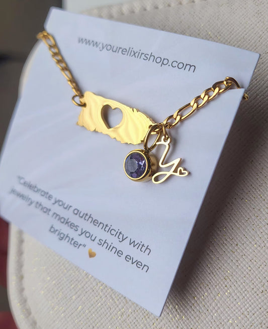 Mi Puerto Rico Bracelet Figaro chain