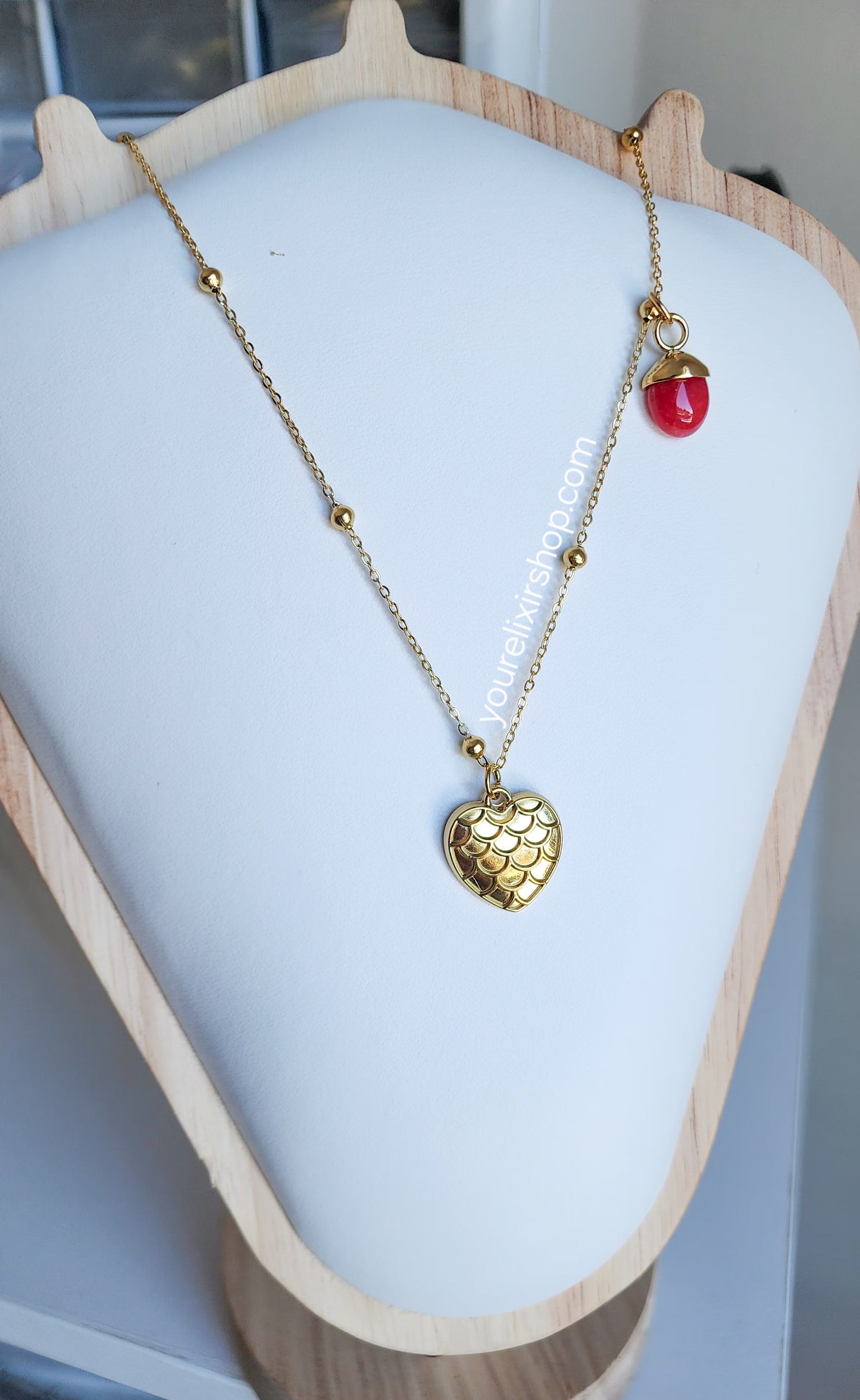 Scarlet Love & Cherry Kiss Necklaces