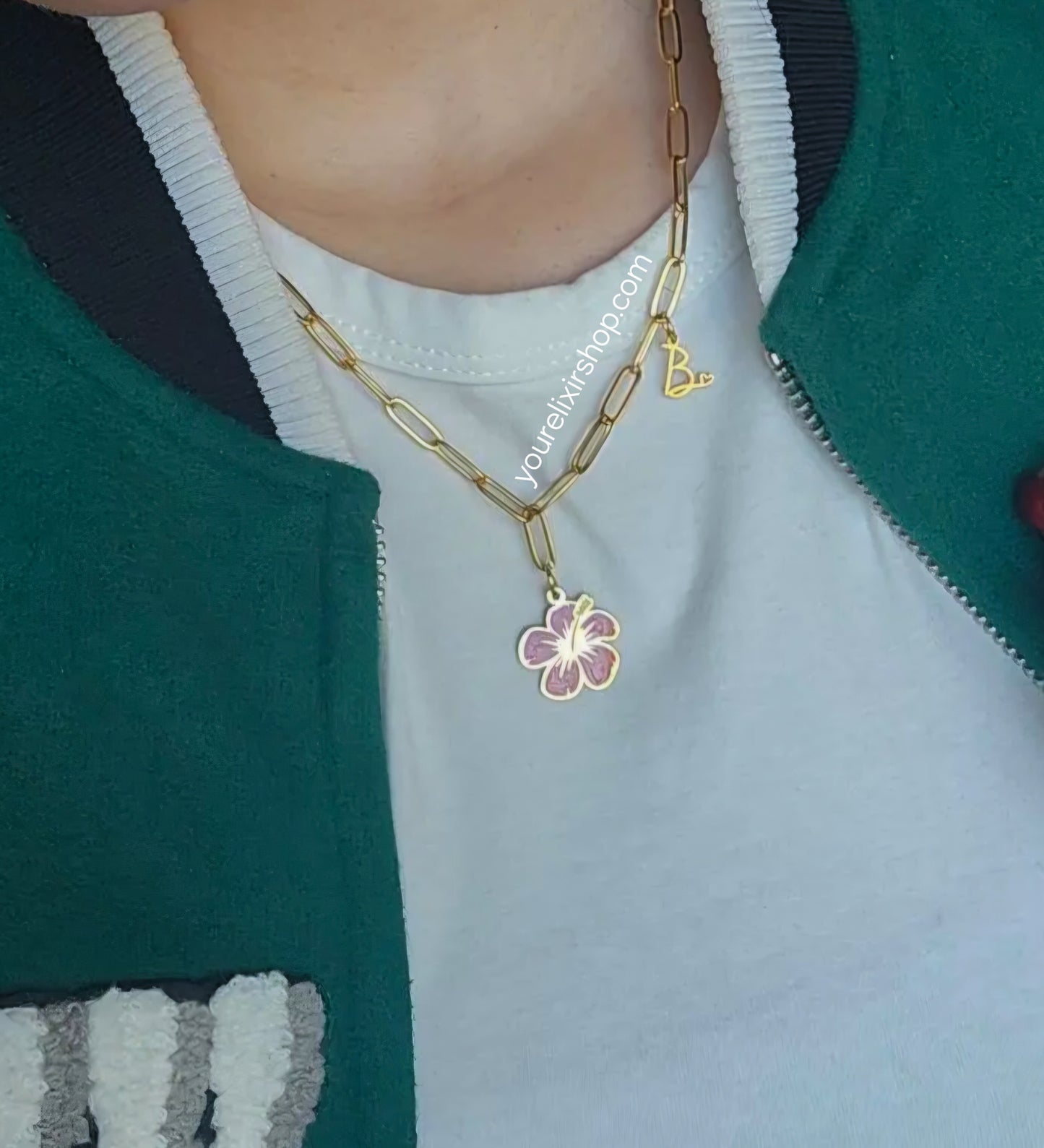 Blooming Red Amapola Necklace
