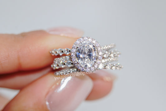 Anillo de obsesión en plata de ley