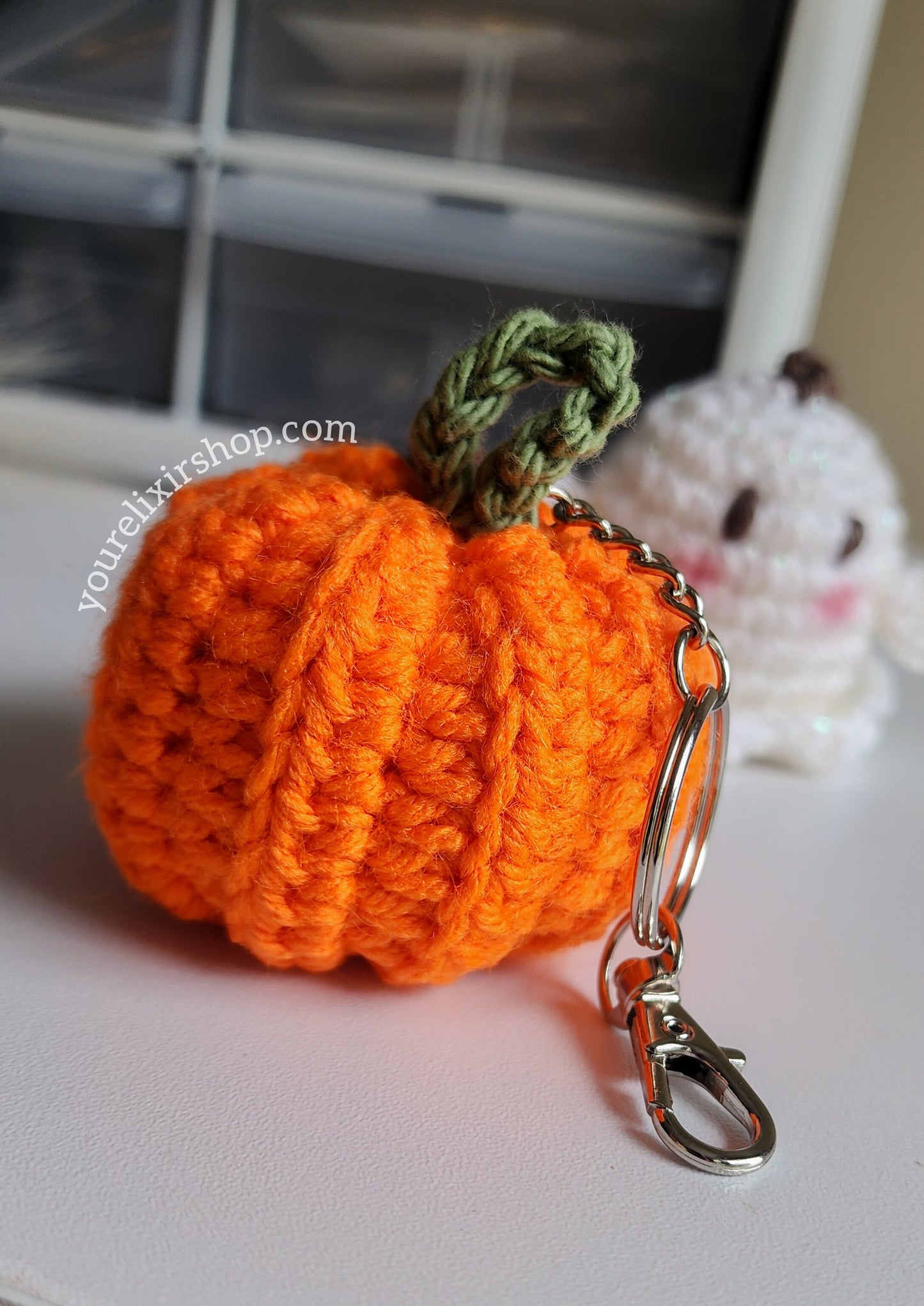 Cute Pumpkin π Crochet Keychain