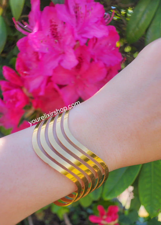 Calypso Curve Open Bangle
