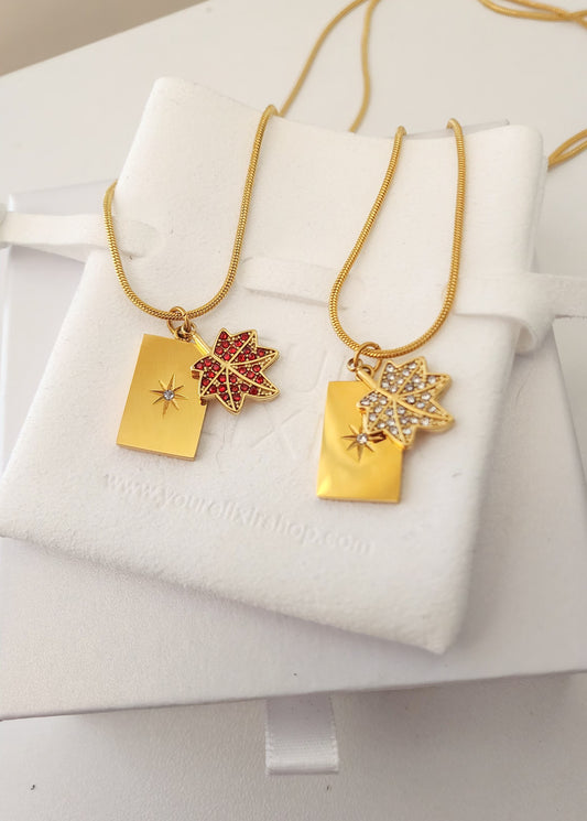 Maple 🍁 leaf necklace