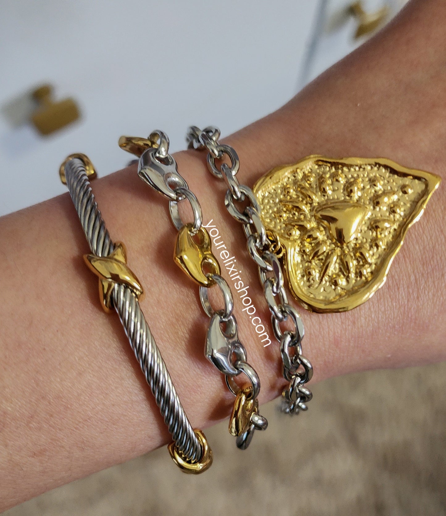 Alina two-tone Bracelet