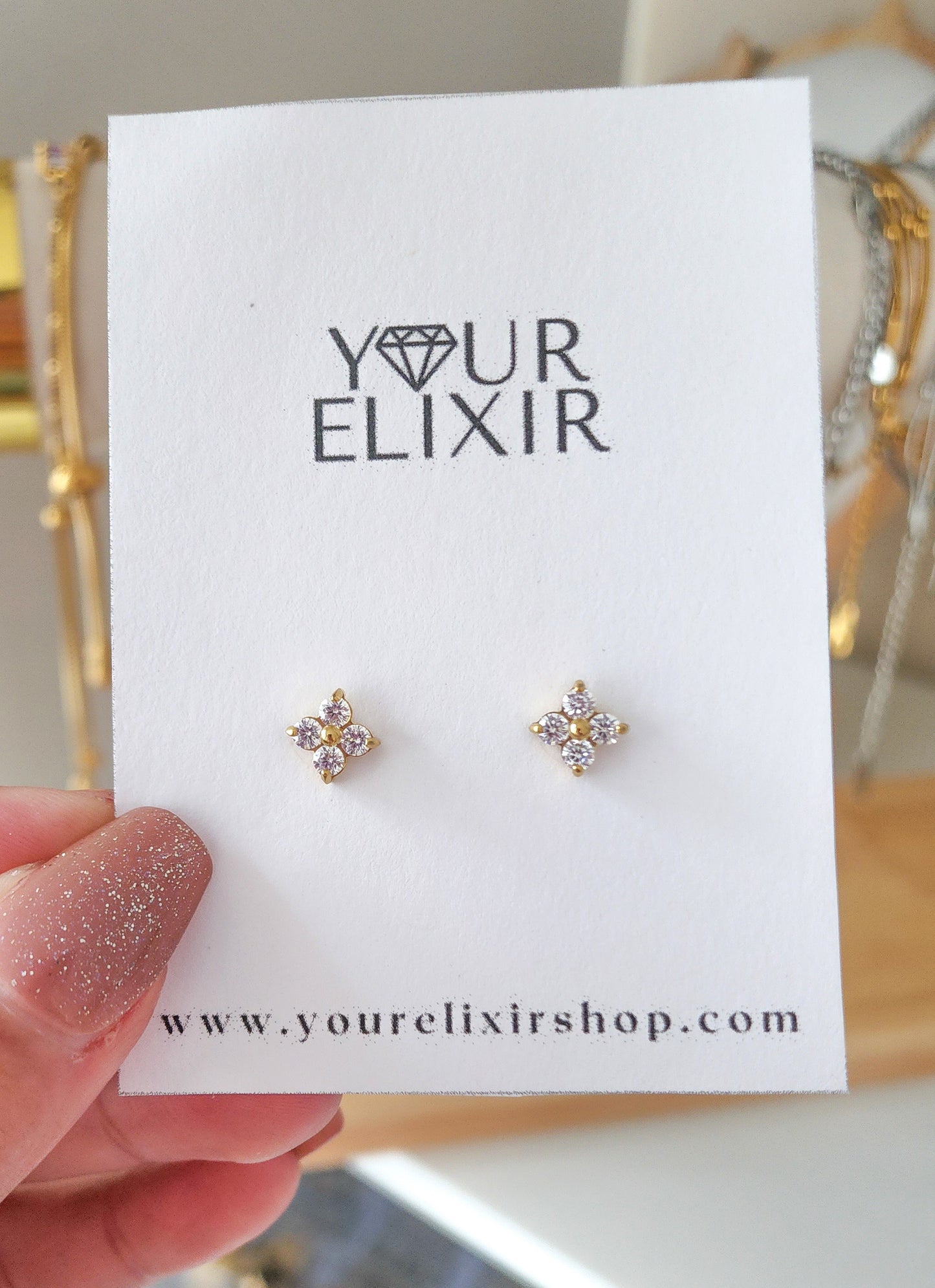 Dainty Flower Stud Earrings