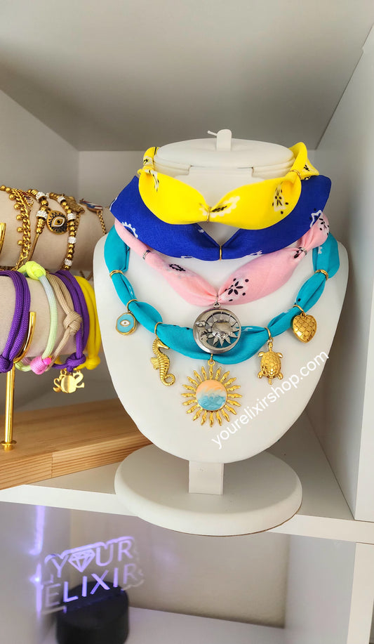 Bandana Necklace Urban Boho Style