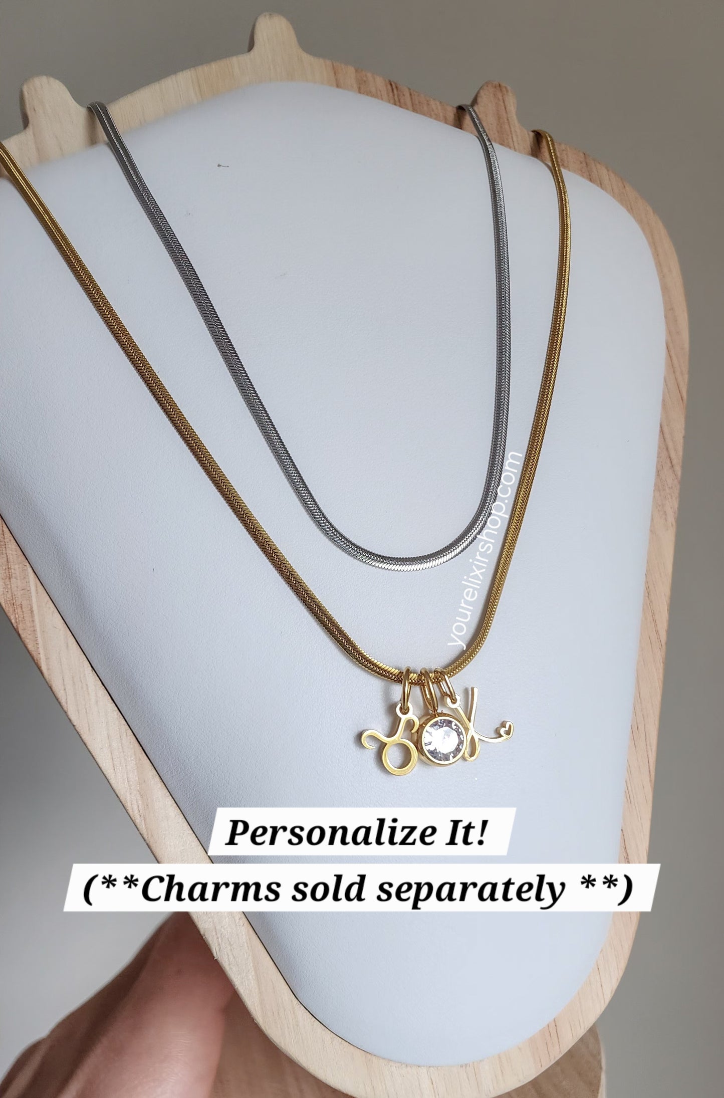 Snake bone **Necklace Only**