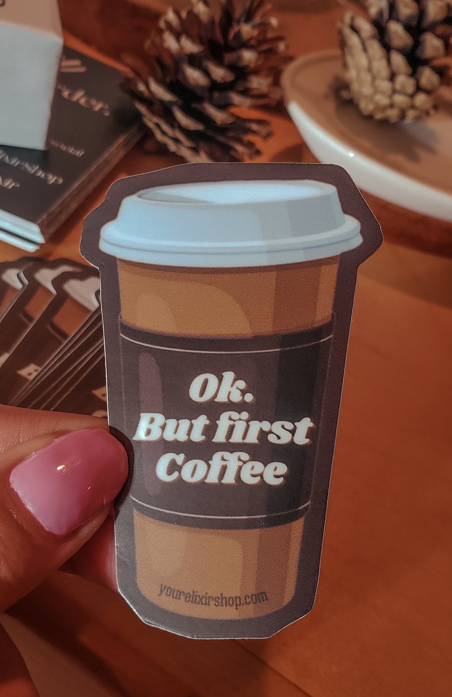 Coffee Vinyl Sticker
