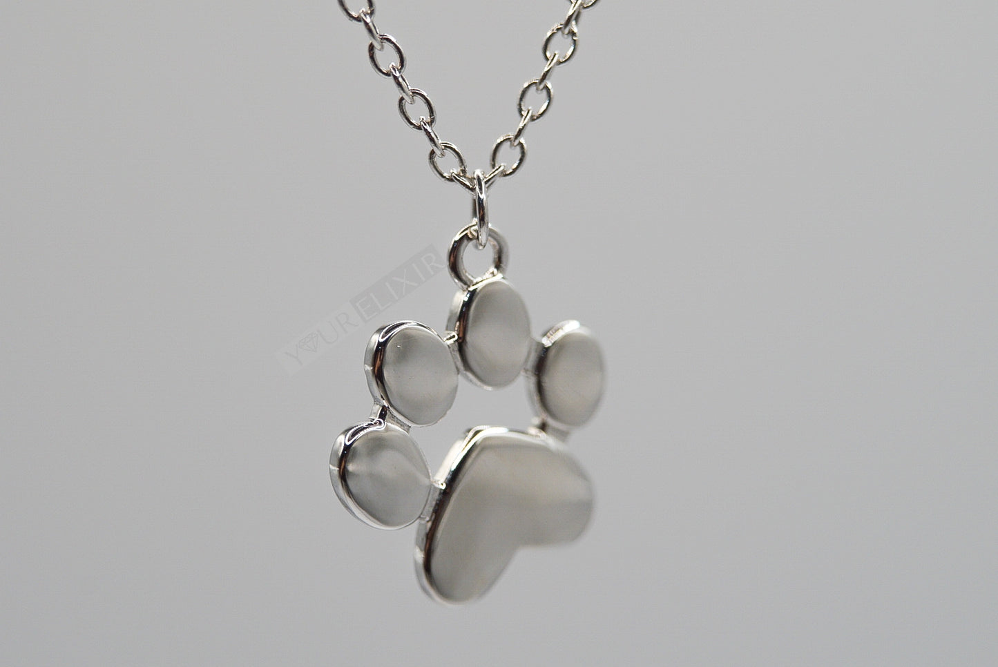 Sterling Silver Paw Necklace