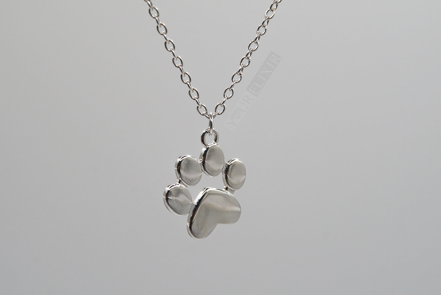 Sterling Silver Paw Necklace