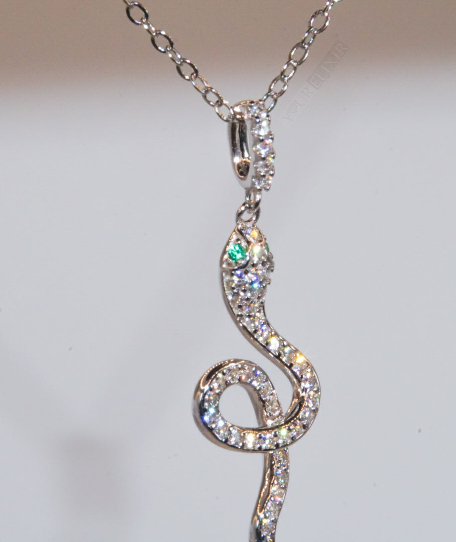Sterling Silver Snake Necklace