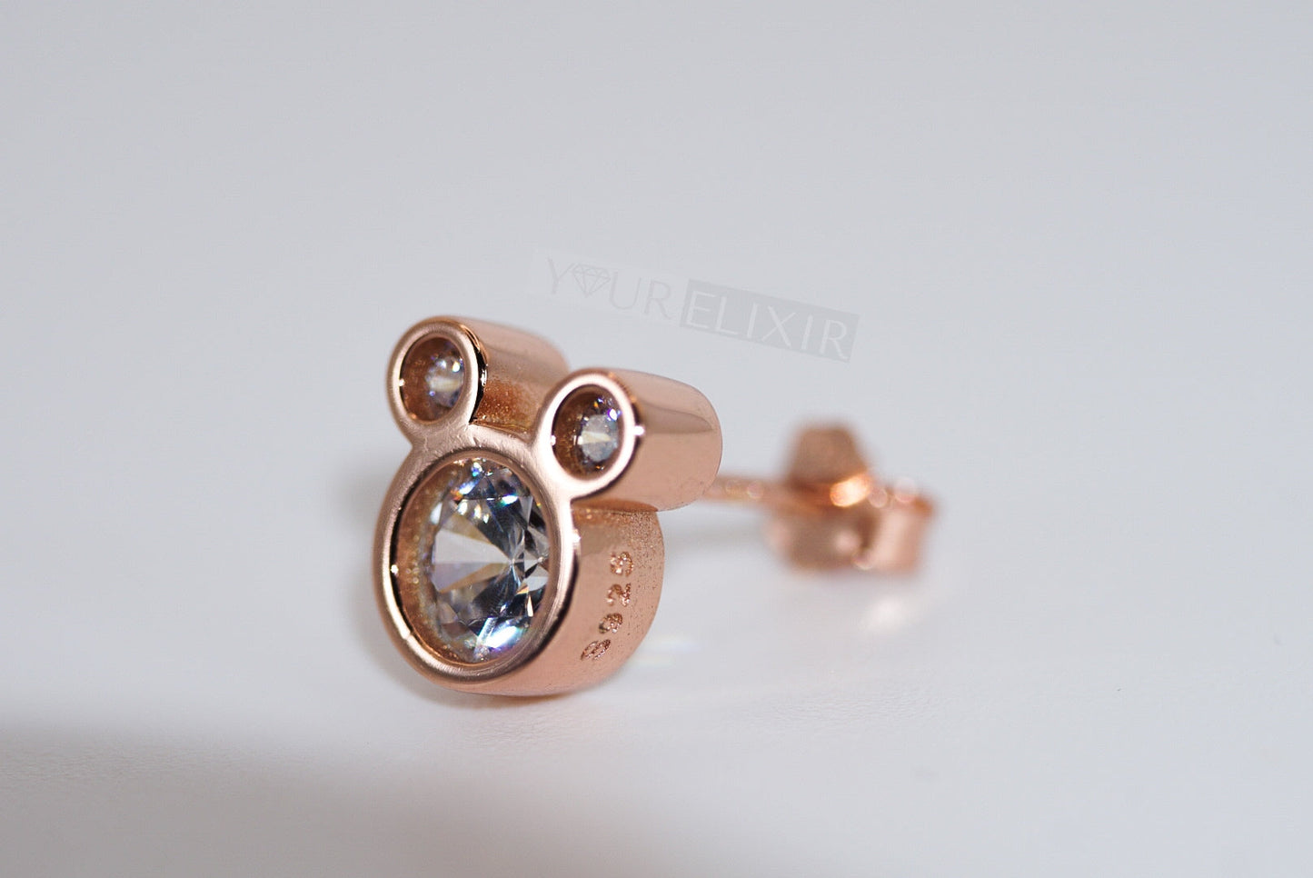 Sterling Silver Mickey Mouse Earrings