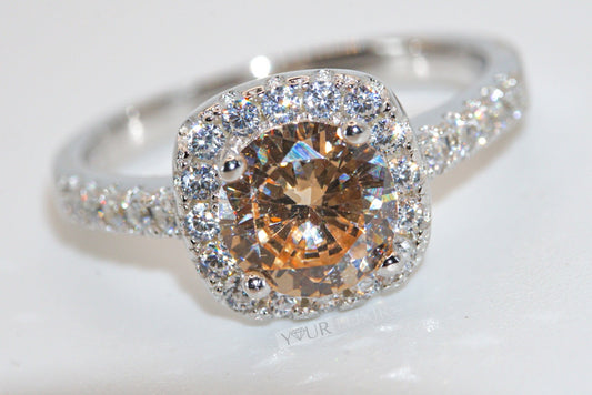 Anillo Belle de plata de ley