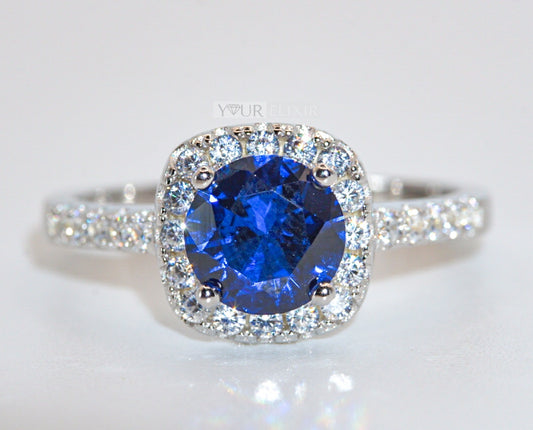 Anillo de jazmín en plata de ley