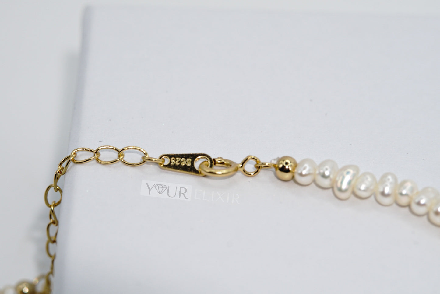 Sterling Silver pearl Necklace