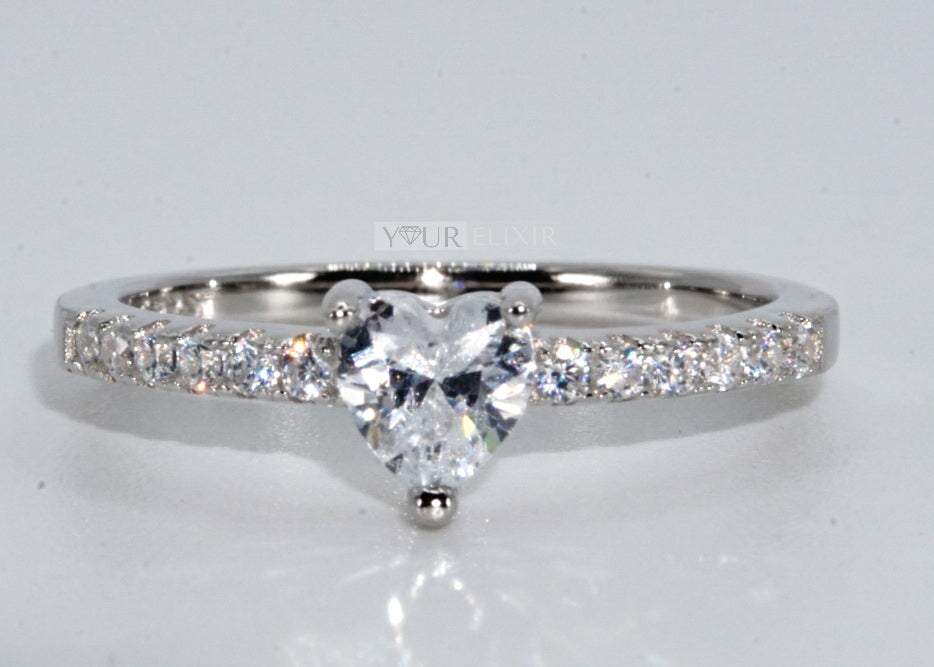 Sterling Silver My Heart Ring