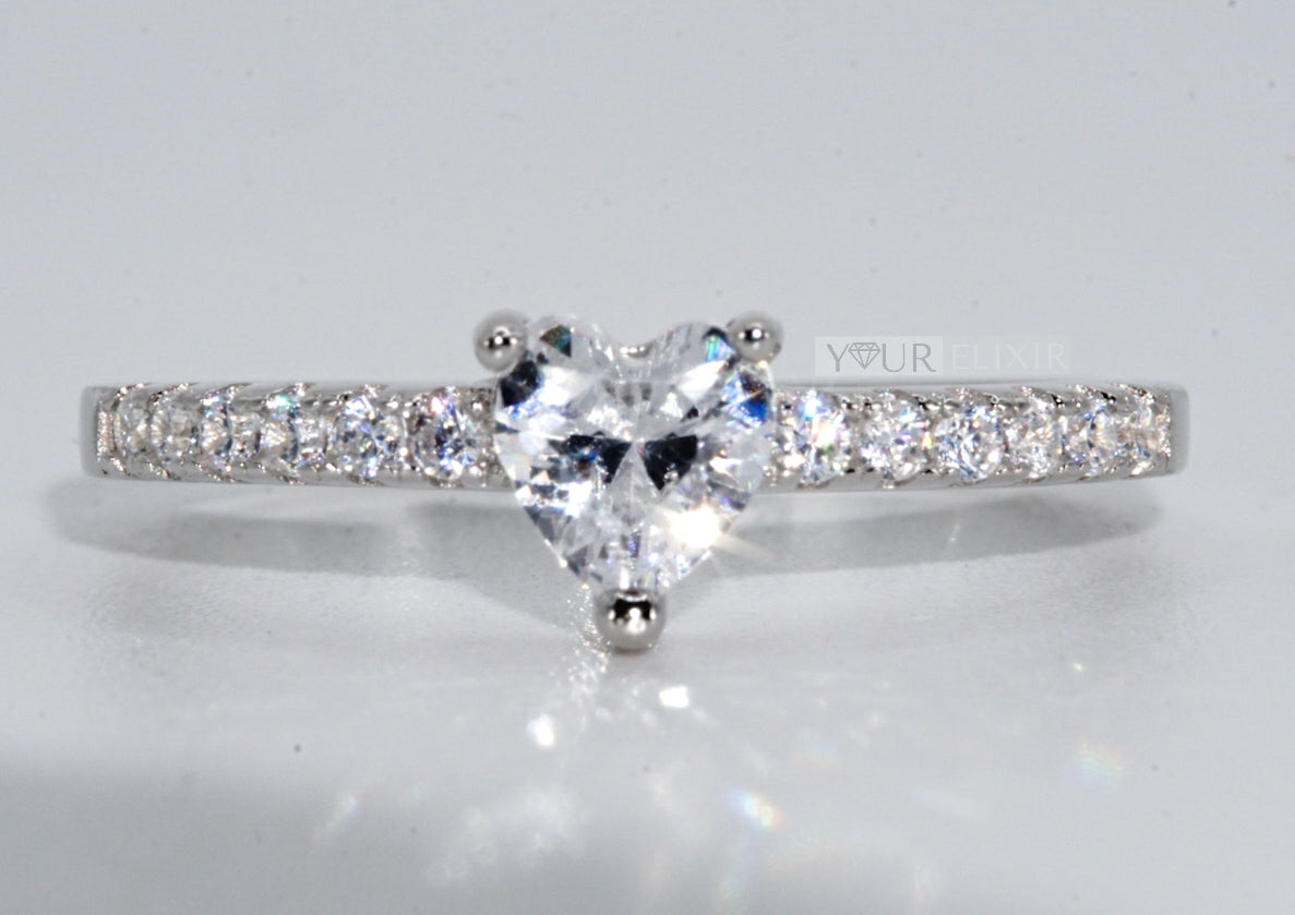 Sterling Silver My Heart Ring