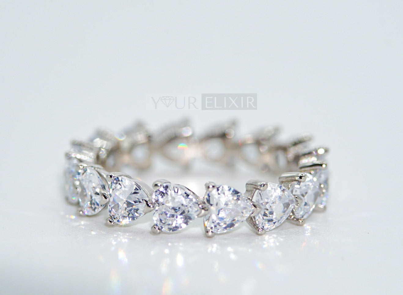 Sterling Silver Infinity Heart Ring