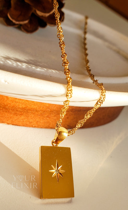 Zircon Star Necklace