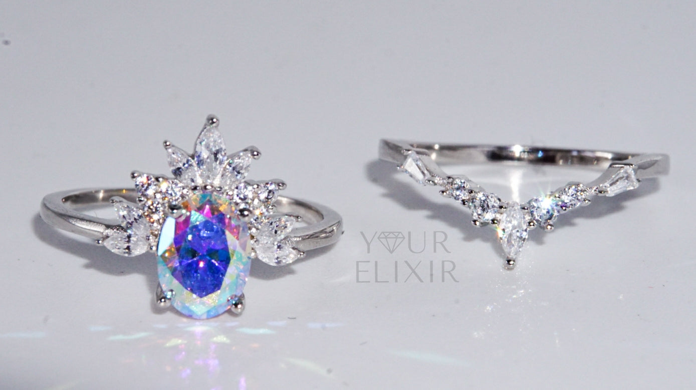 Sterling Silver Fairy Tale duo Ring
