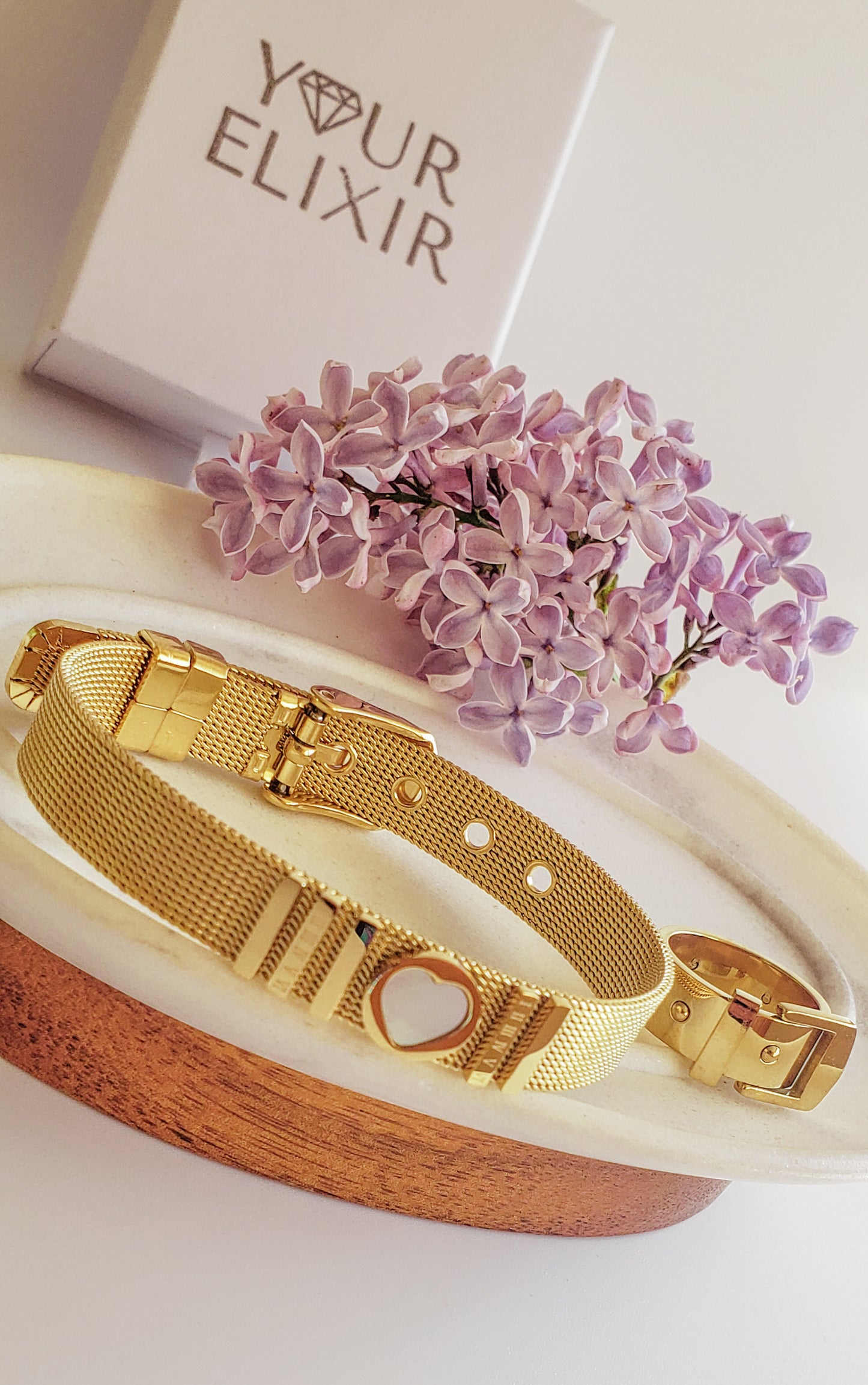 Pulsera de corazón con números