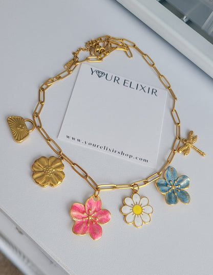 Encanto de flores de primavera