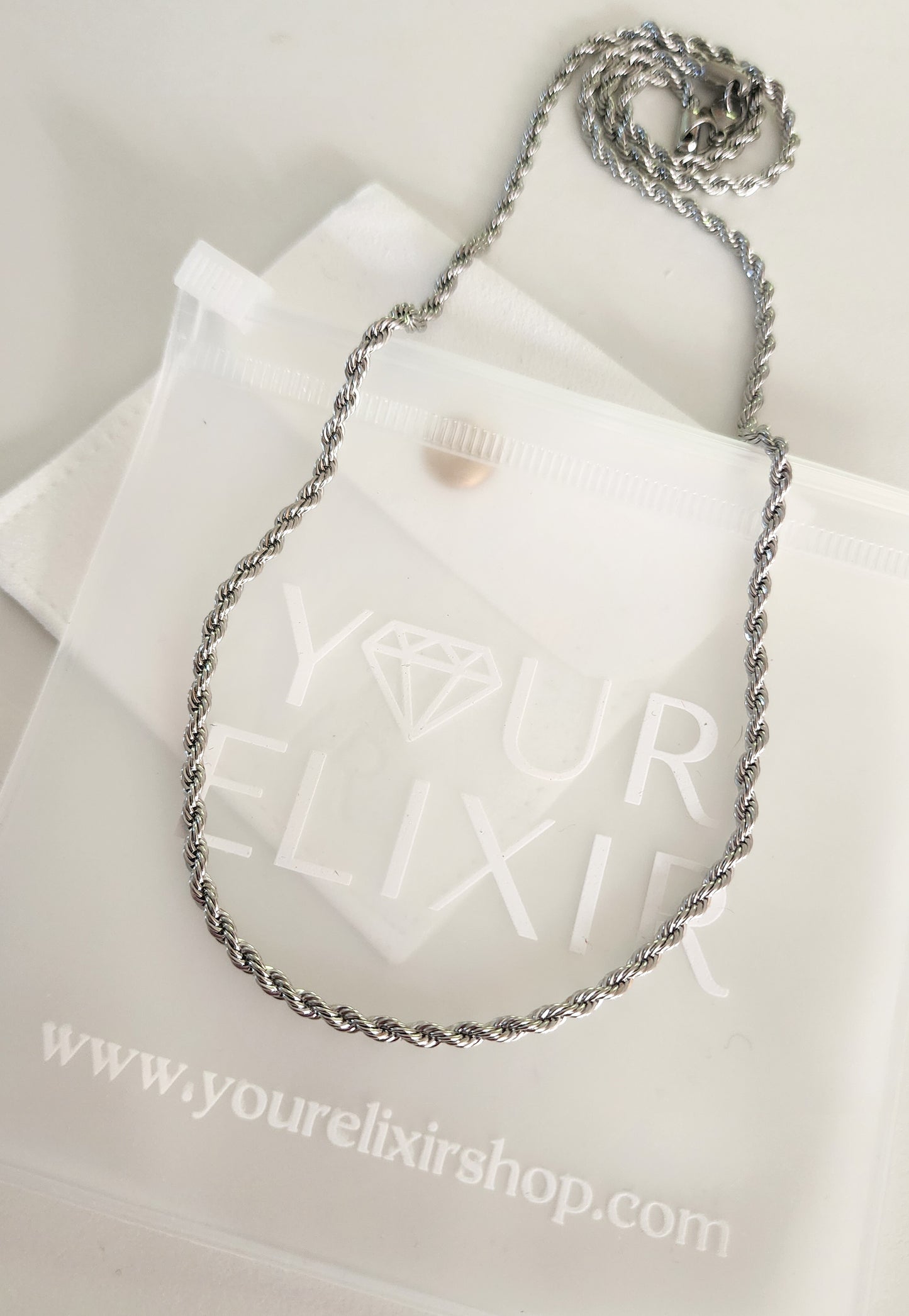 Collar de cadena de ancla unisex