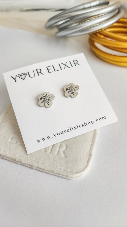 Amapola 🌺 Flower Stud Earrings