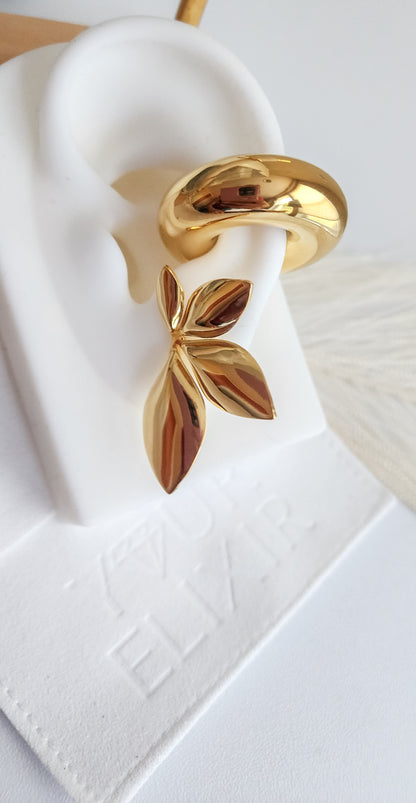 Pendientes dorados de Grecia