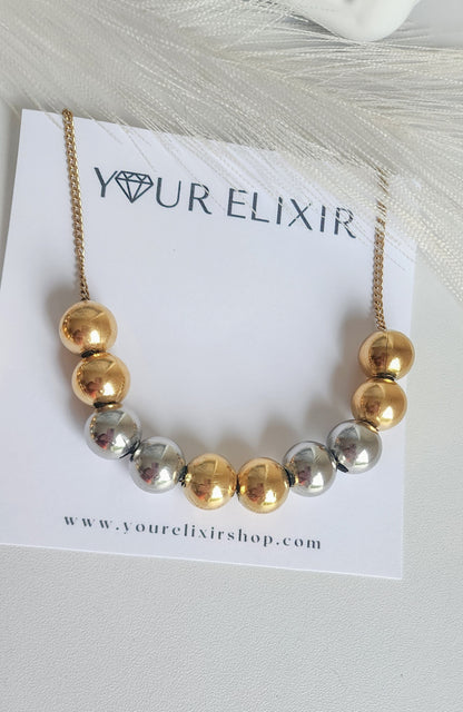 Juliette two tone necklace