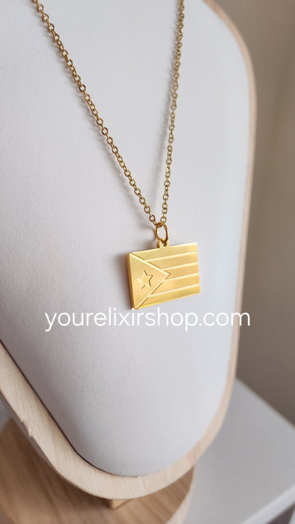 My flag Necklace