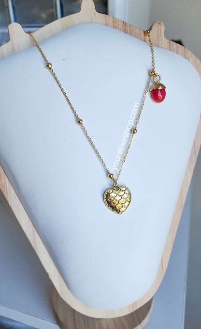 Scarlet Love & Cherry Kiss Necklaces