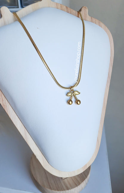 Scarlet Love & Cherry Kiss Necklaces