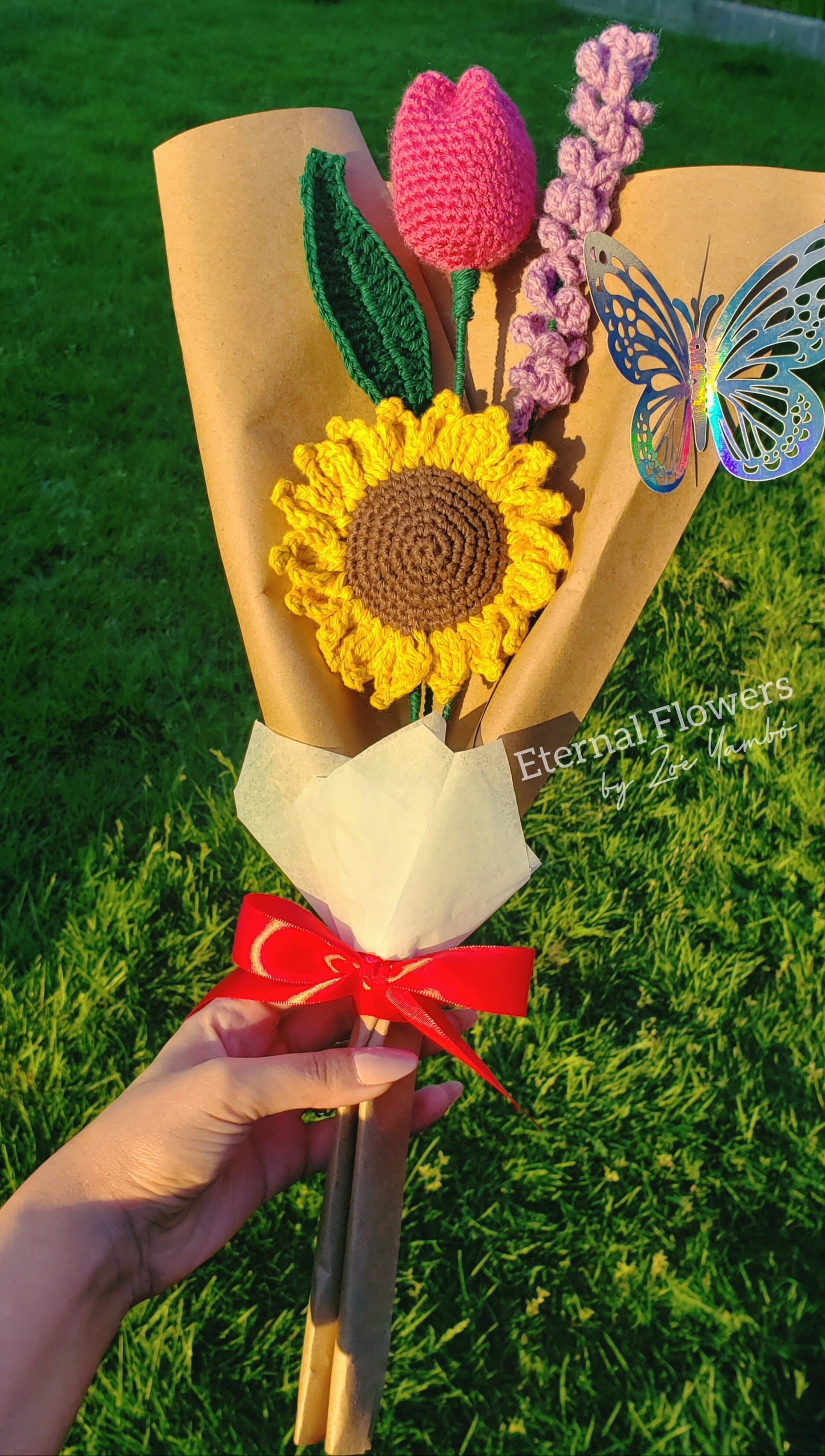 Ramo de tulipanes y girasoles 🌷