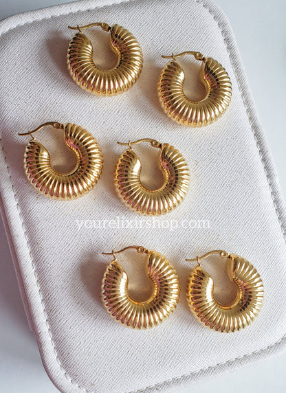 Pendientes de aro Mia
