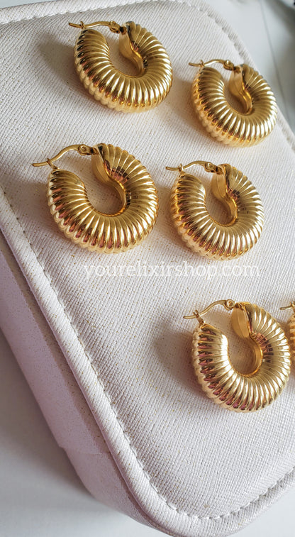 Pendientes de aro Mia