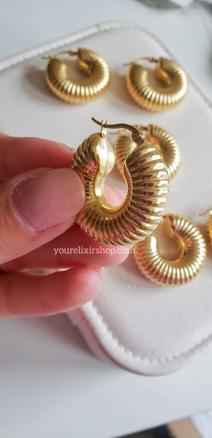 Pendientes de aro Mia