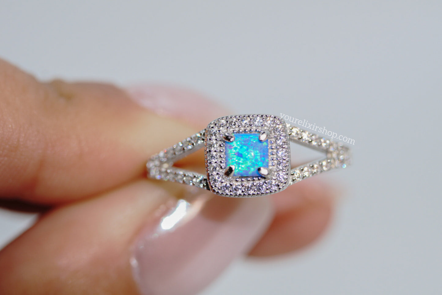 Anillo Aqua Dreams en plata de ley