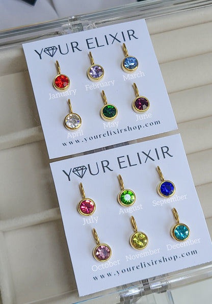Guardian Angel + Birthstone Gem