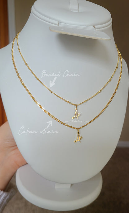 Collar con inicial personalizado
