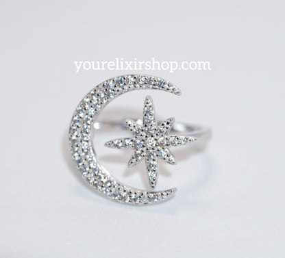 Sterling Silver Selene Starshine Ring