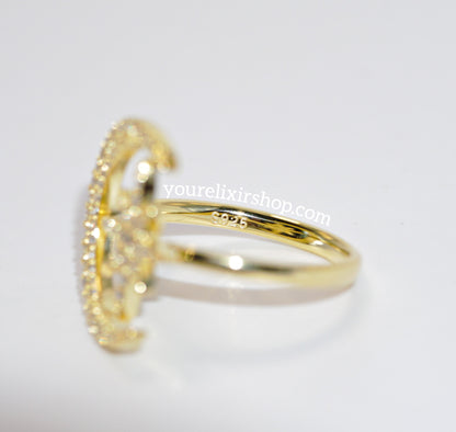 Sterling Silver Selene Starshine Ring
