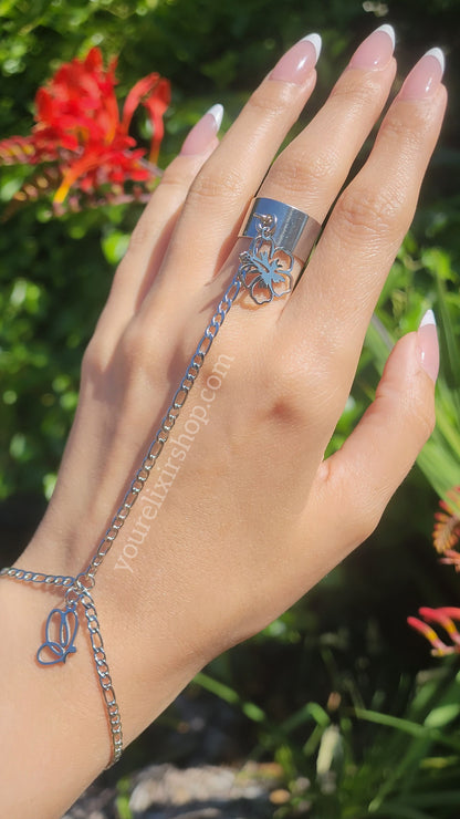 Cadena de mano personalizada (plata u oro)
