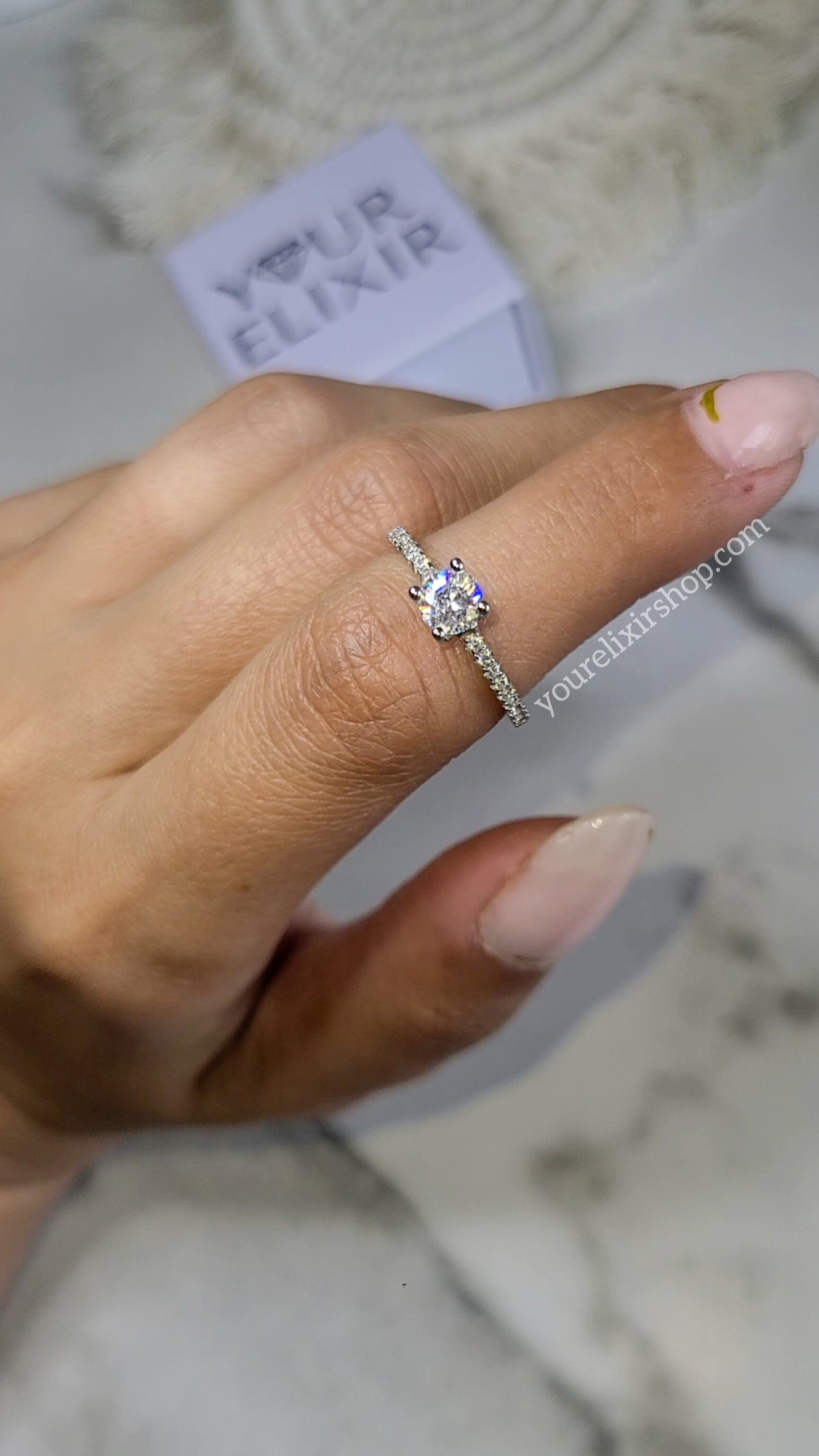 Anillo de princesa en plata de ley