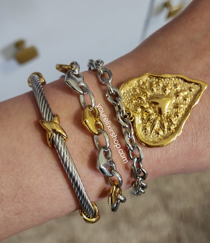 Alina two-tone Bracelet