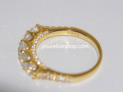 Sterling Silver Crownlight band Ring